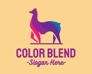 Colorful Alpaca Sunglasses logo design