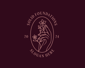 Artisanal Floral Hand Logo