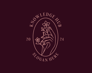 Artisanal - Artisanal Floral Hand logo design