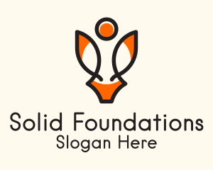 Human Fox Conservation Logo