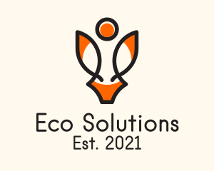 Conservation - Human Fox Conservation logo design