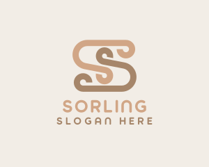 Interior Design Studio Letter S logo design