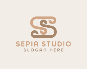 Interior Design Studio Letter S logo design