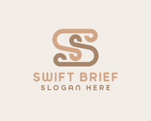 Interior Design Studio Letter S logo design