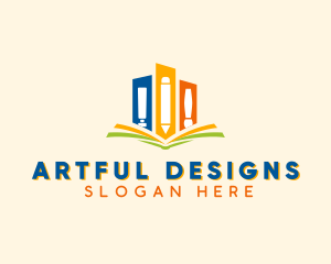 Kids Art Daycare  logo design