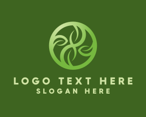 Salad - Natural Organic Herb logo design