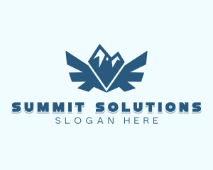 Mountain Summit Hiking logo design