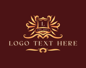 Wealth - Classic Luxury Crest logo design
