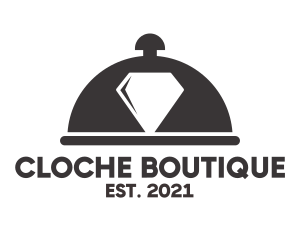 Cloche - Diamond Food Event Catering Cloche logo design