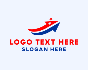 Election - American Business Arrow logo design