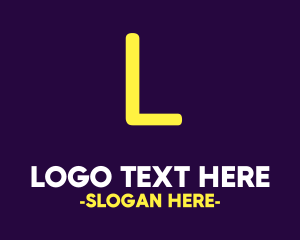 Yellow Game Text Logo