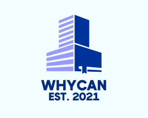 Cityscape - Blue Book Tower logo design