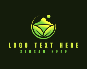 Maintenance - Leaf Landscaping Maintenance logo design