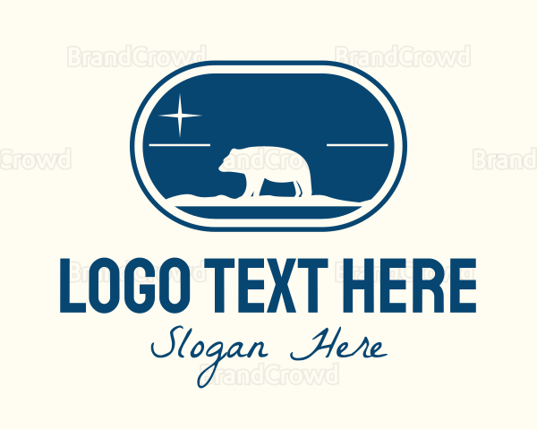 Blue Polar Bear Logo