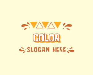 Colorful Festival Wordmark Logo