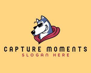 Rapper - Cool Siberian Husky logo design