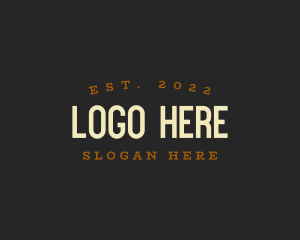Cool Simple Hipster Company Logo