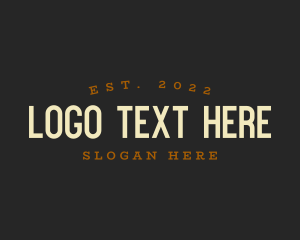 Retro - Cool Simple Hipster Company logo design