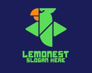 Website - Green Digital Parrot logo design