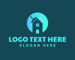Cleaner - House Clean Maintenance logo design