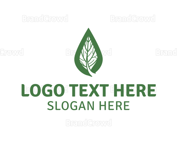 Abstract Leaf Tree Logo