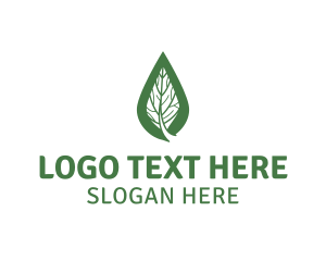 Conservatory - Abstract Leaf Tree logo design
