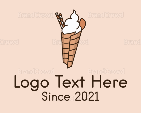 Whipped Cream Dessert Logo