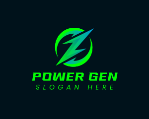 Generator - Voltage Lightning Energy logo design