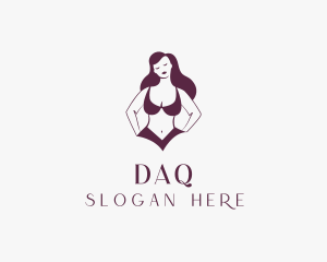 Woman Body Lingerie Logo