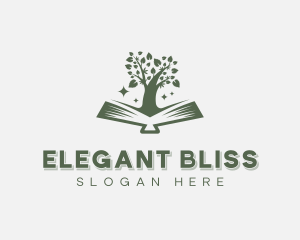 Review Center - Tree Book Author logo design