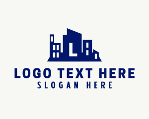 Office - City Building Architecture logo design