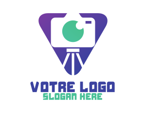 Electronics Boutique - Triangle Photo Booth logo design