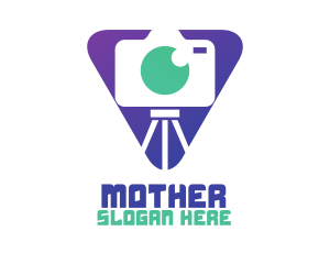 Lens - Triangle Photo Booth logo design