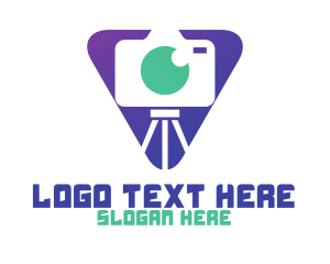 Cameraman - Triangle Photo Booth logo design