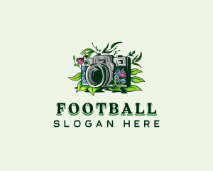 Plant - Floral Camera Photography logo design
