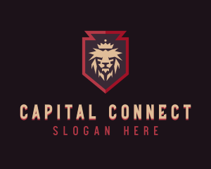 Royal Lion Shield logo design