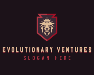 Royal Lion Shield logo design