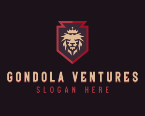 Royal Lion Shield logo design