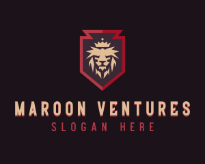 Royal Lion Shield logo design