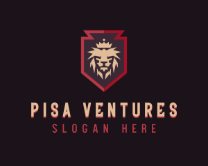 Royal Lion Shield logo design