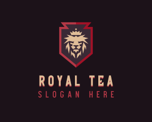 Royal Lion Shield logo design