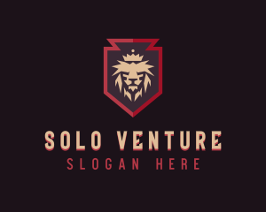 Royal Lion Shield logo design