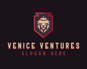 Royal Lion Shield logo design