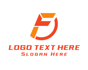 Alphabet - Tech Letter F logo design
