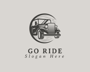 Ride-sharing - Rustic Automobile Car logo design