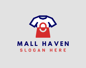 Shopping Bag T-shirt logo design