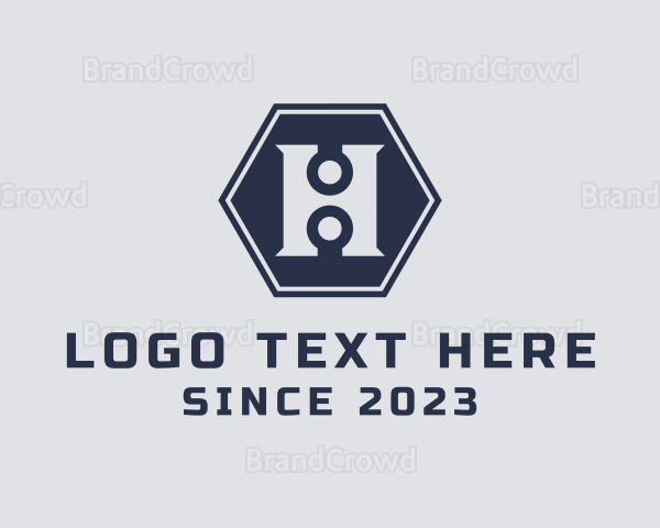 Hexagon Industrial Letter H Logo