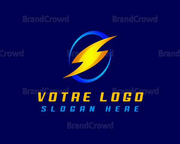 Thunderbolt Power Lightning Logo