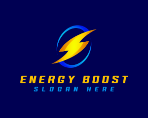 Power - Thunderbolt Power Lightning logo design