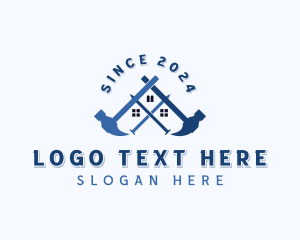 Tools - Hammer Construction Repairman logo design